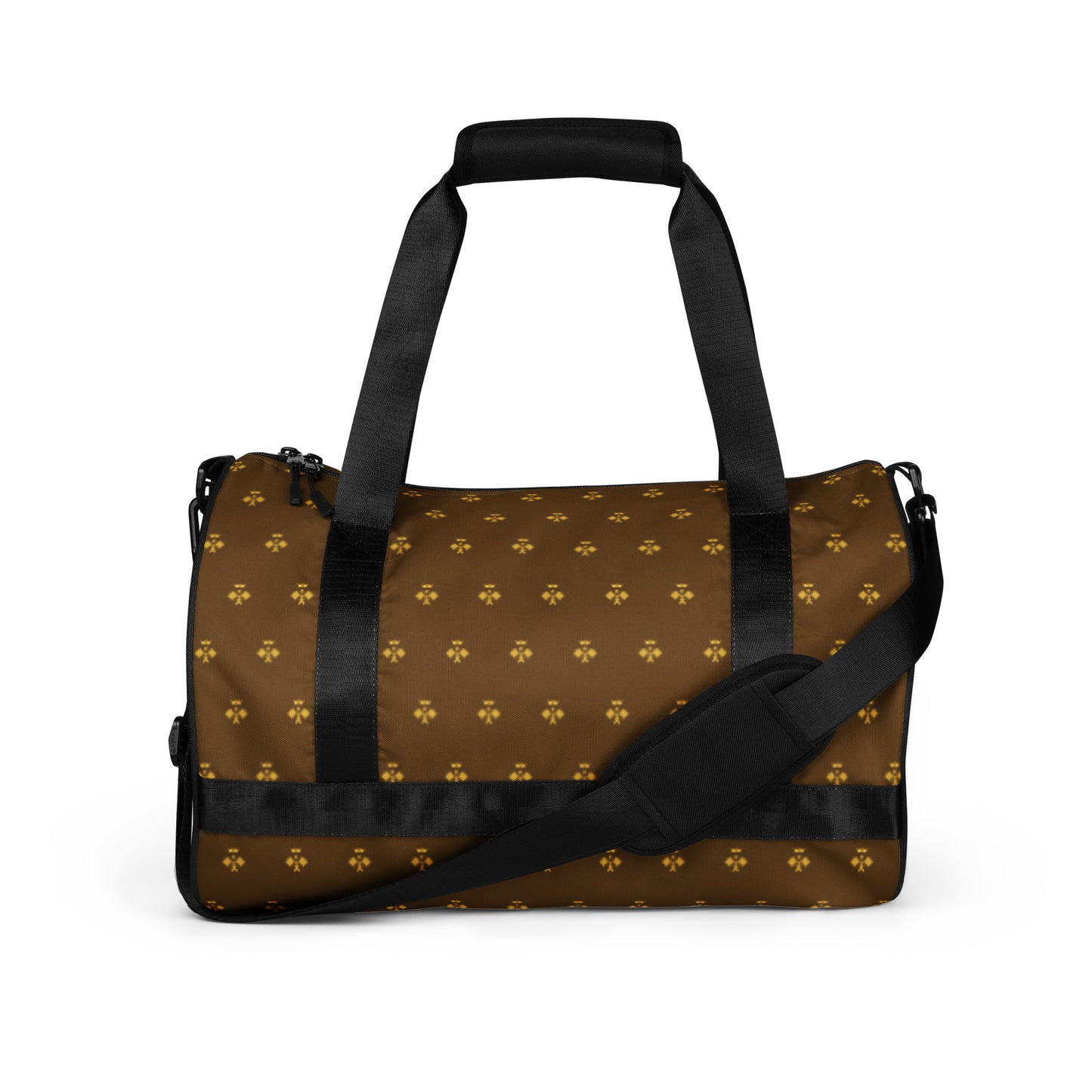 Royal Brown Luxury Golden Crown Pickleball Gym Bag