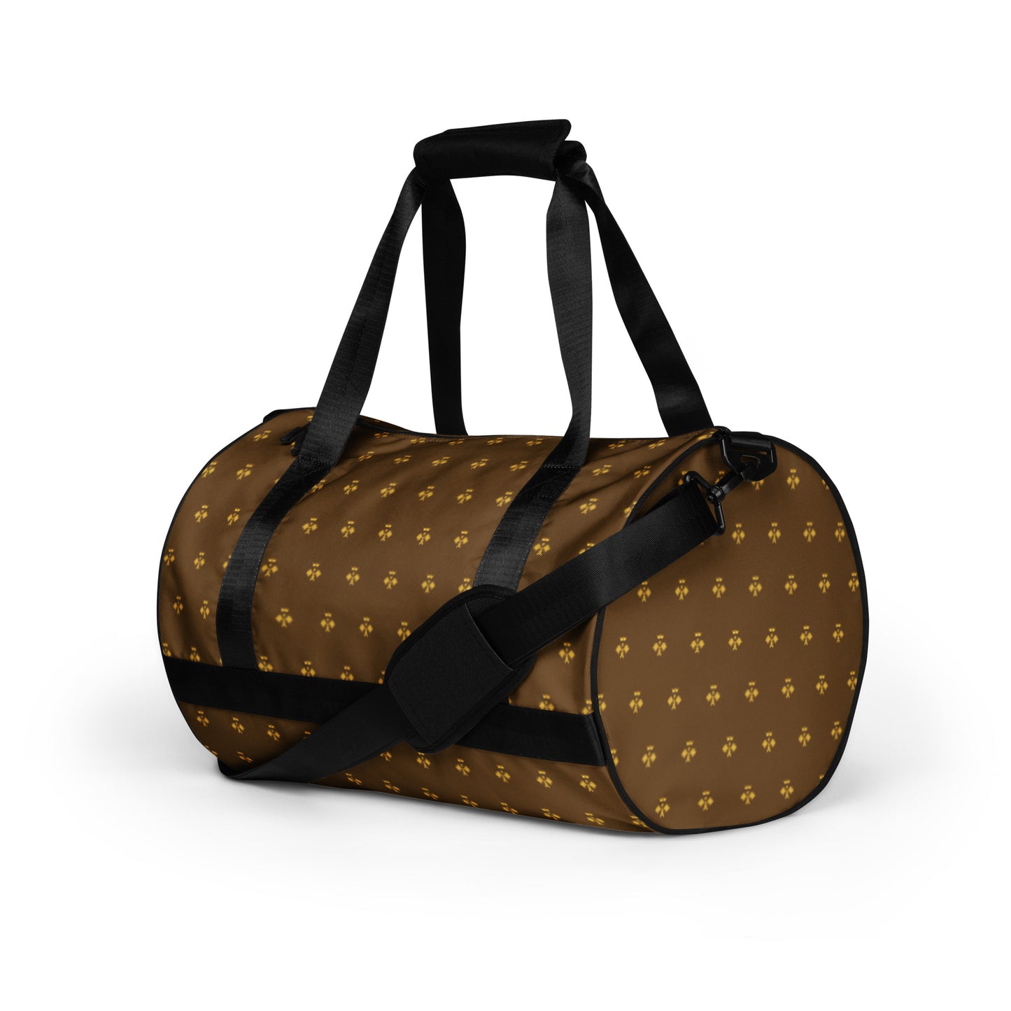 Royal Brown Luxury Golden Crown Pickleball Gym Bag