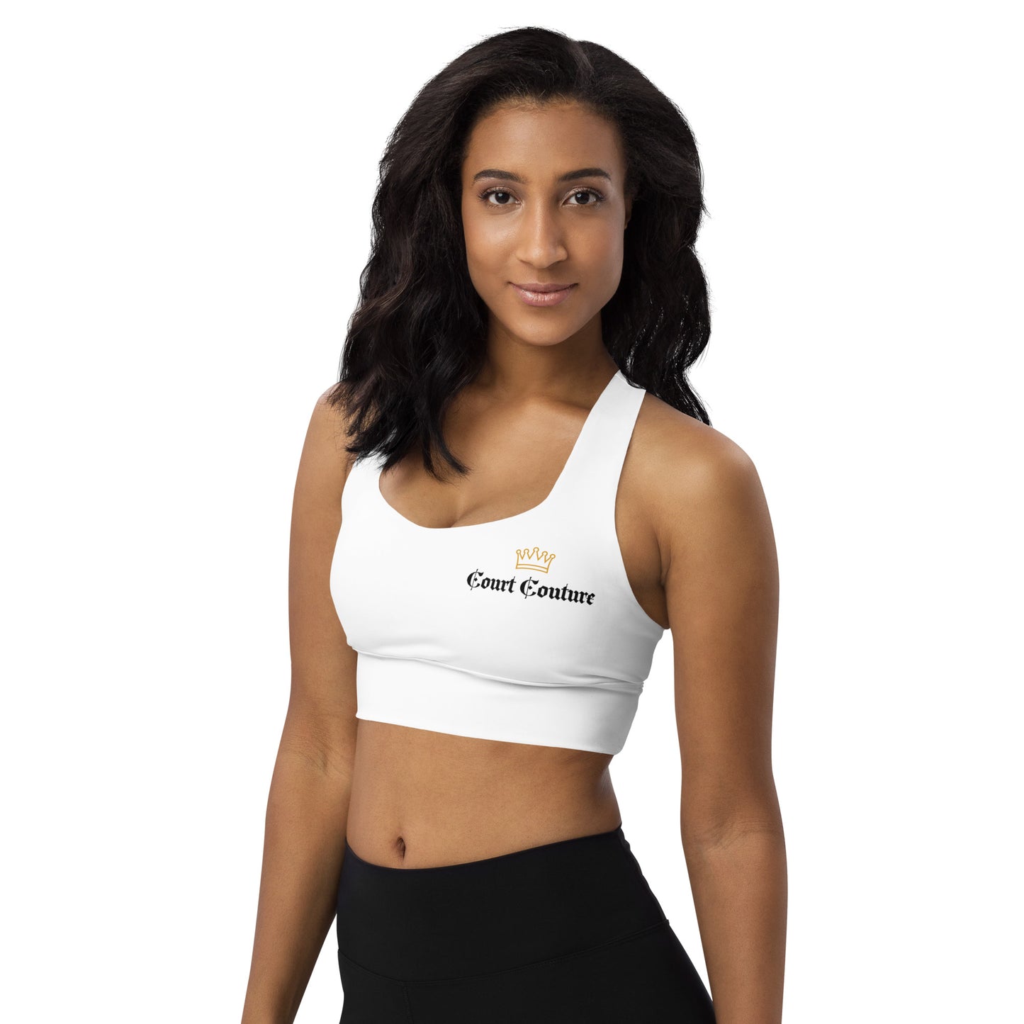 Court Courture - Your Favorite Pickleball or Tennis Sports longline Bra
