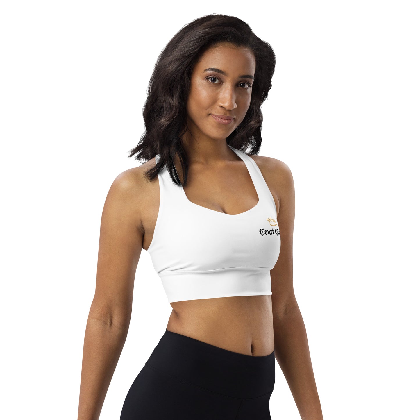 Court Courture - Your Favorite Pickleball or Tennis Sports longline Bra