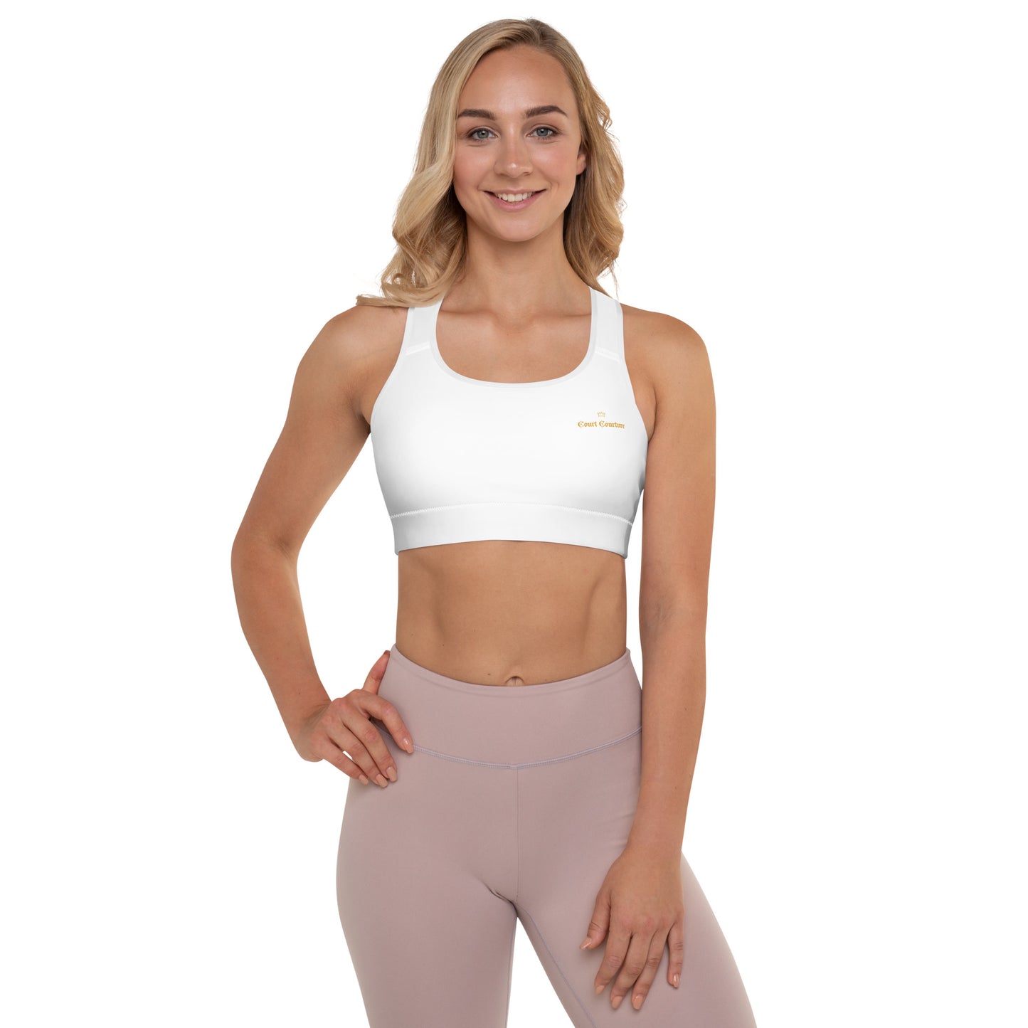 Court Courture - Pickleball , Tennis and other Court Enthusiasts - Padded Sports Bra