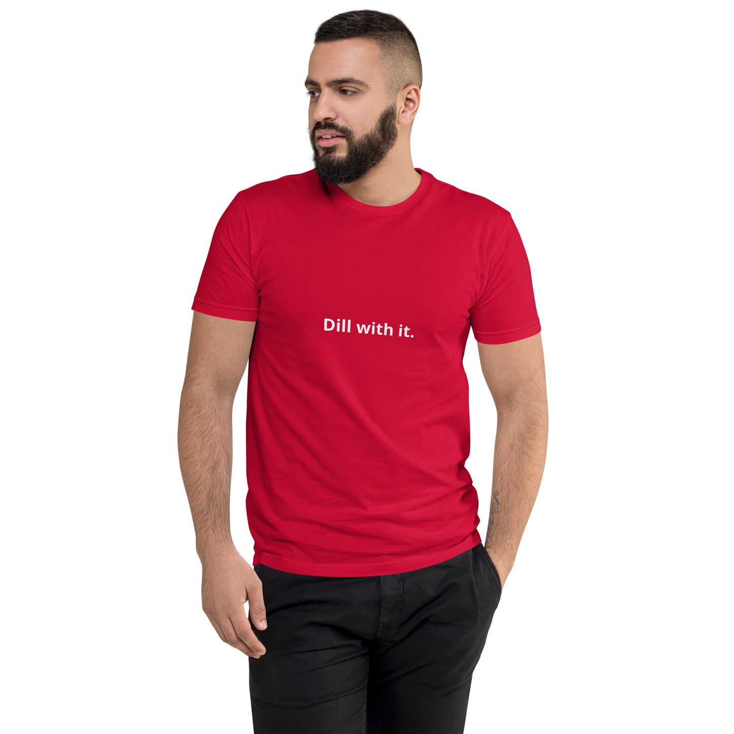 Dill with it. Pickleball Funny Tshirt - Short Sleeve T-shirt