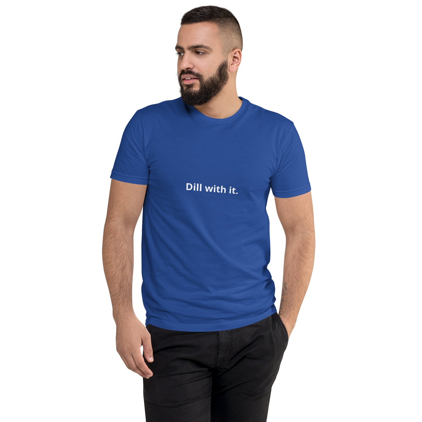 Dill with it. Pickleball Funny Tshirt - Short Sleeve T-shirt