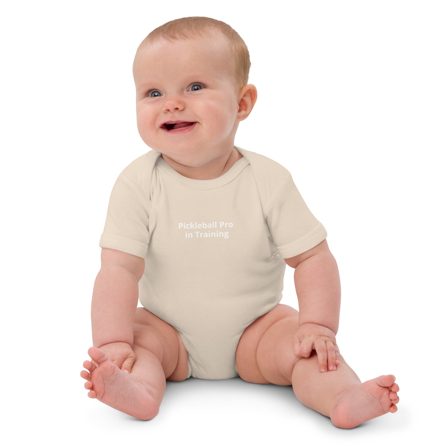 Pickleball Pro in training - Pickleball - Organic cotton baby bodysuit