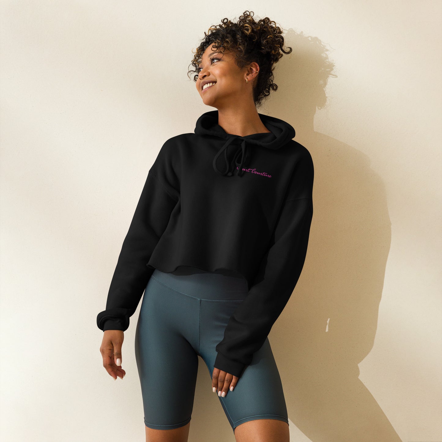 Court Courture - Pickleball or other sports fans of the court - Crop Hoodie