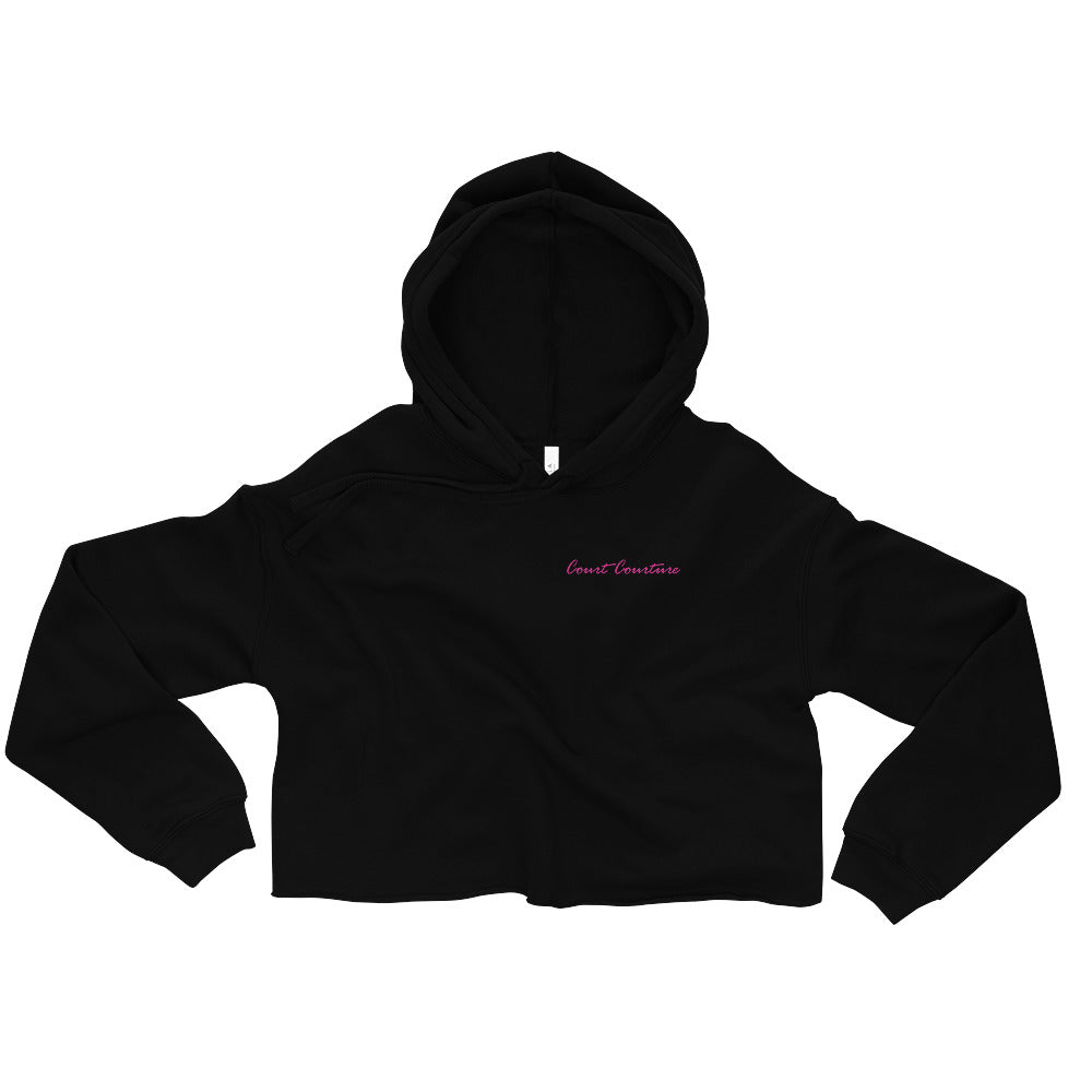 Court Courture - Pickleball or other sports fans of the court - Crop Hoodie