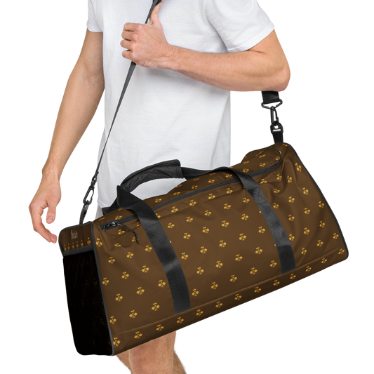 Royal Brown Luxury Golden Crown Pickleball Duffle