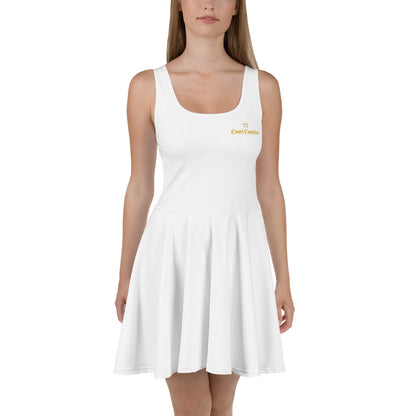 Court Courture Dress, Great for Pickleball or Tennis, with crown in gold