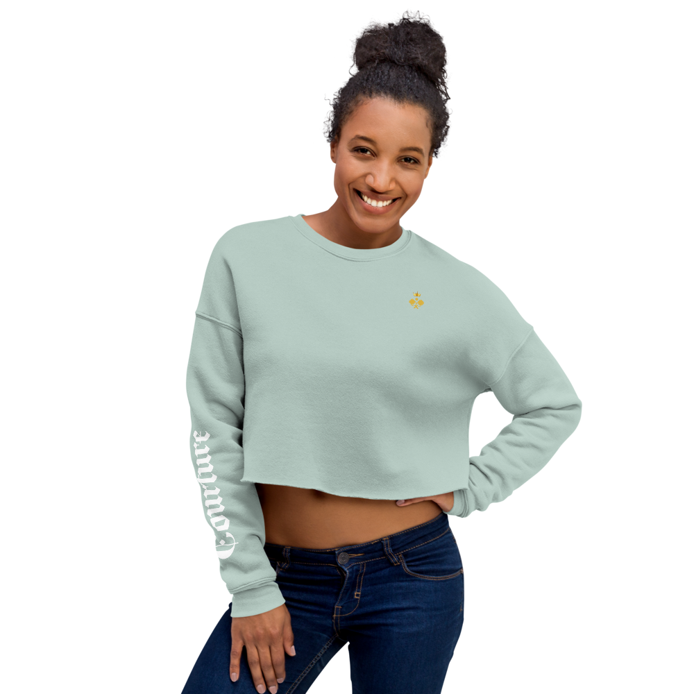 Courture Pickleball Crop Sweatshirt